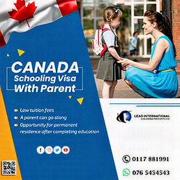 Canada Schooling Visa with Parent