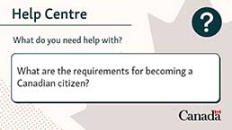 permanent resident and interested in becoming a Canadian citizen
